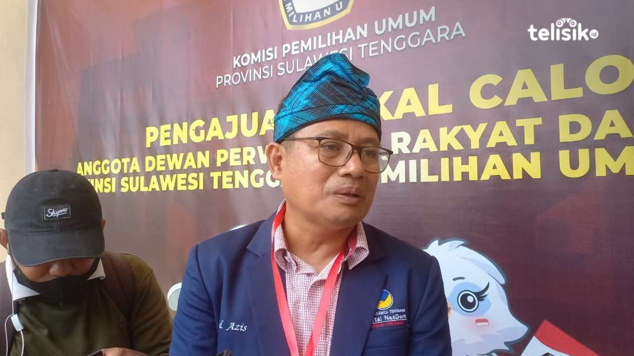 Nasdem Sulawesi Tenggara Daftar Bacaleg ke KPU, Target Kursi 2 Kali Lipat dari Pemilu 2019
