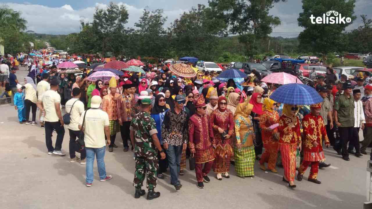 Pawai Budaya Menggelora di HUT ke-20 Konawe Selatan, Masyarakat Tumpah ke Jalan