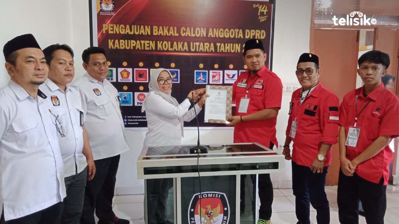 PDIP Kolaka Utara jadi Partai Perdana Daftar Bacaleg ke KPU