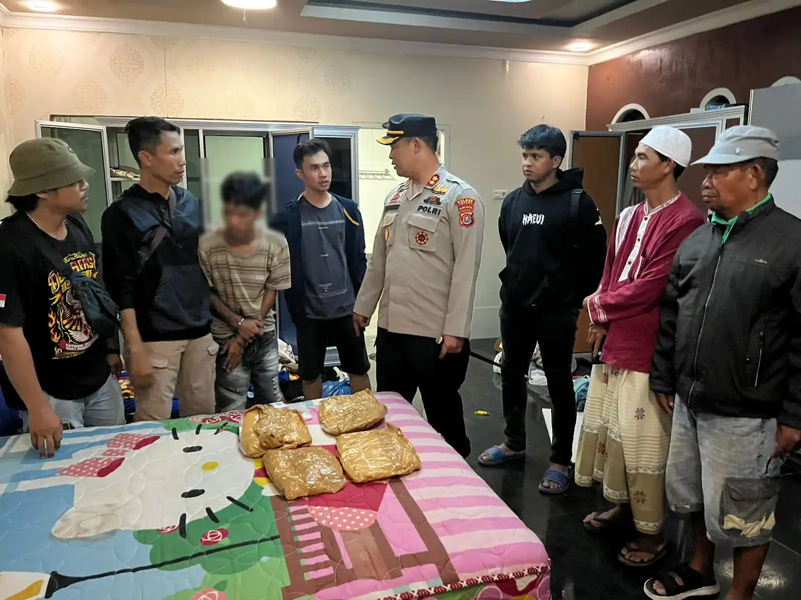 Pelajar Asal Raha Diamankan Polres Konawe Bawa Sabu 4,3 Kilogram 