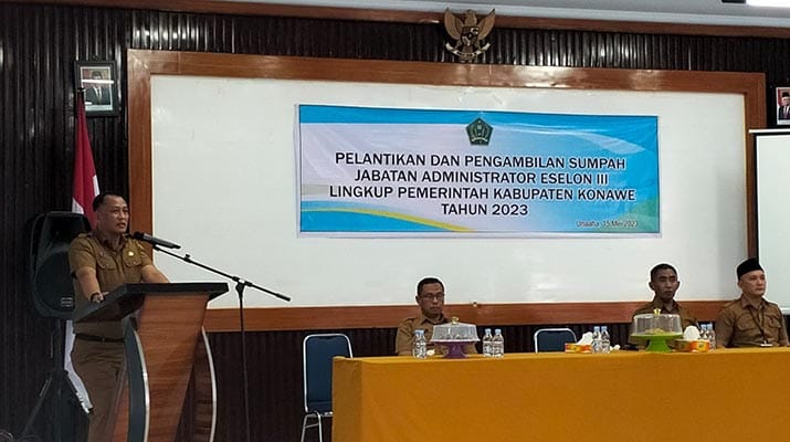 Pemkab Konawe Segera Rotasi Pejabat Eselon II