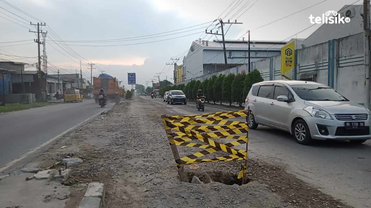 Proyek Kementerian BUMN di Sumatera Utara Bikin Jalan Rusak