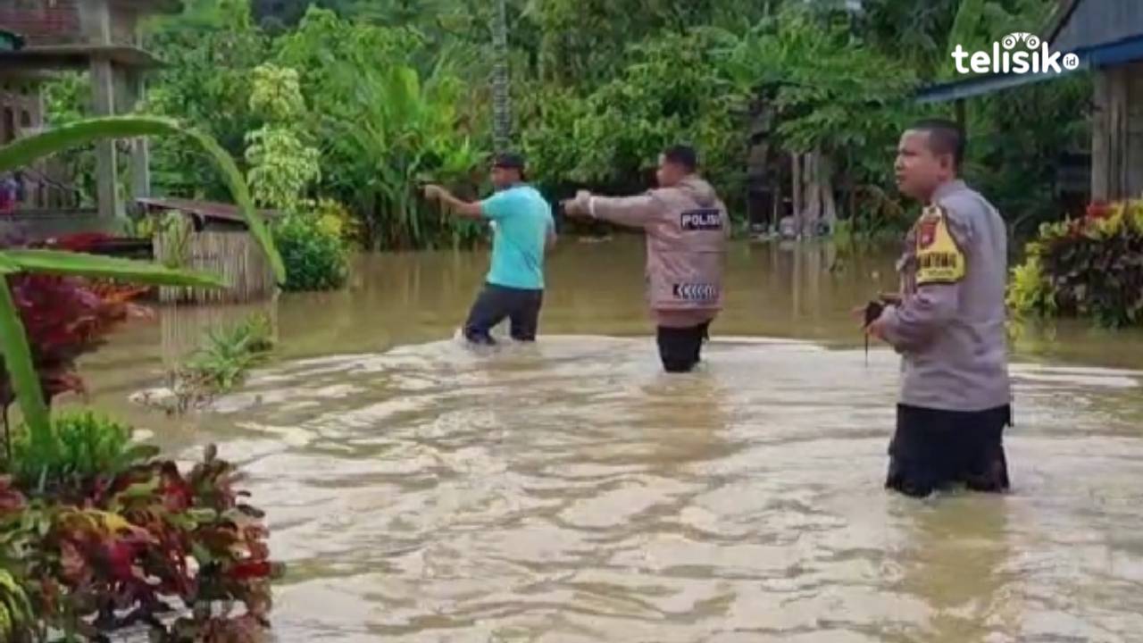Ratusan Rumah di Kolaka Utara Terendam Banjir Setinggi Pinggang 