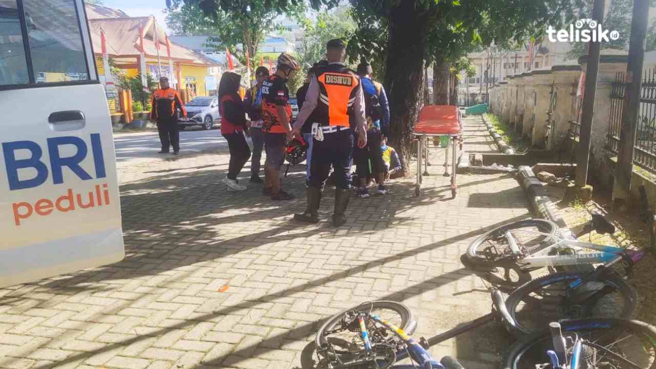 Sejumlah Peserta Gowes Pingsan di HUT ke-192 Kota Kendari