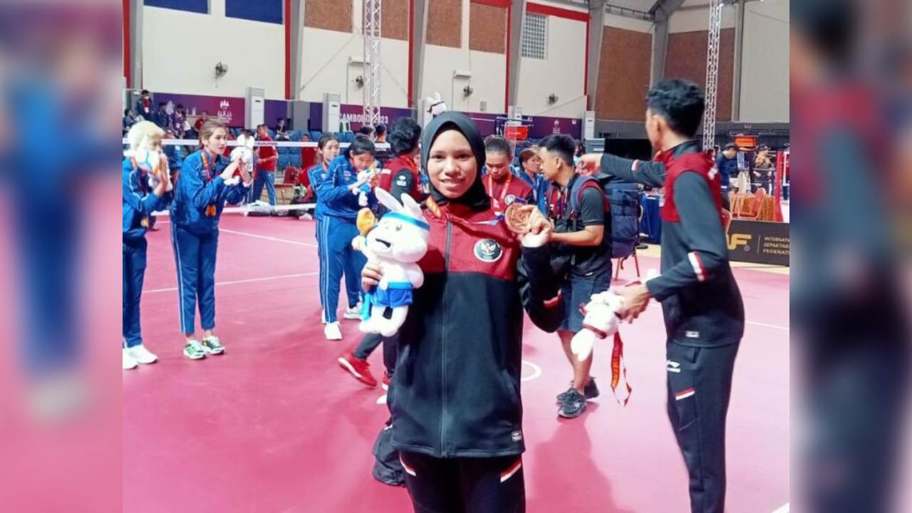 Sosok Fitra Siu, Mahasiswi asal Muna Barat Peraih Perunggu Sepak Takraw di SEA Games 2023