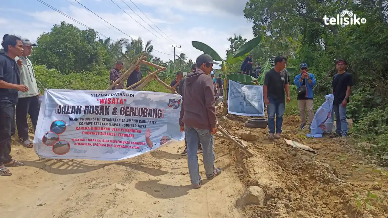 Tagih Janji Ali Mazi, Ratusan Masyarakat Konawe Selatan Ancam Blokir Jalan Provinsi Sepanjang 25 Km