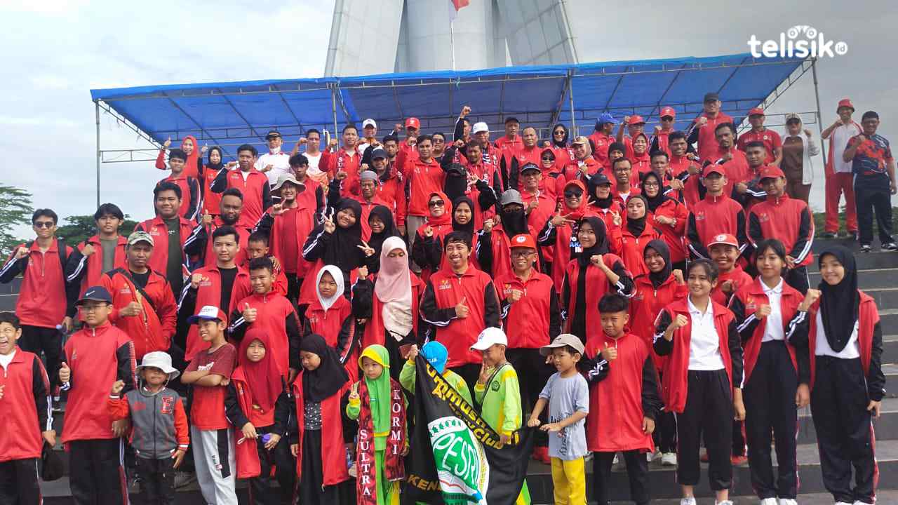 10 Induk Olahraga Sulawesi Tenggara Berangkat ke Fornas VII Jawa Barat, 150 Kontingen Diterjunkan