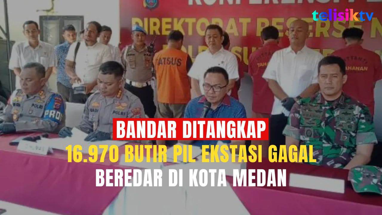 Video: Bandar Ditangkap, 16.970 Butir Pil Ekstasi Gagal Beredar di Kota Medan