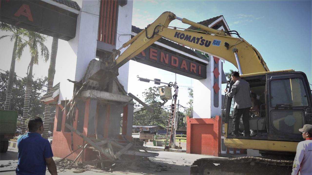 Pembangunan Gerbang Kota Kendari Dimulai, Pemkot Siapkan Rp 950 Juta 