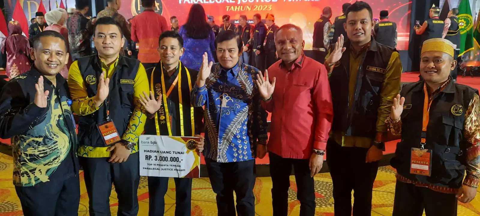 Wakil Sulawesi Tenggara Masuk Top Ten Paralegal Justice Award 2023