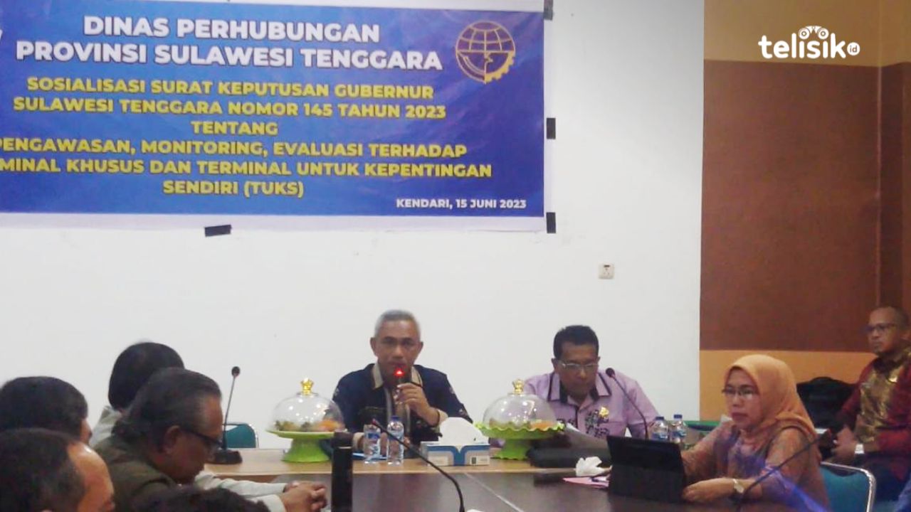 Dishub Sulawesi Tenggara Sosialisasi Aturan Penggunaan Terminal Khusus pada Investor