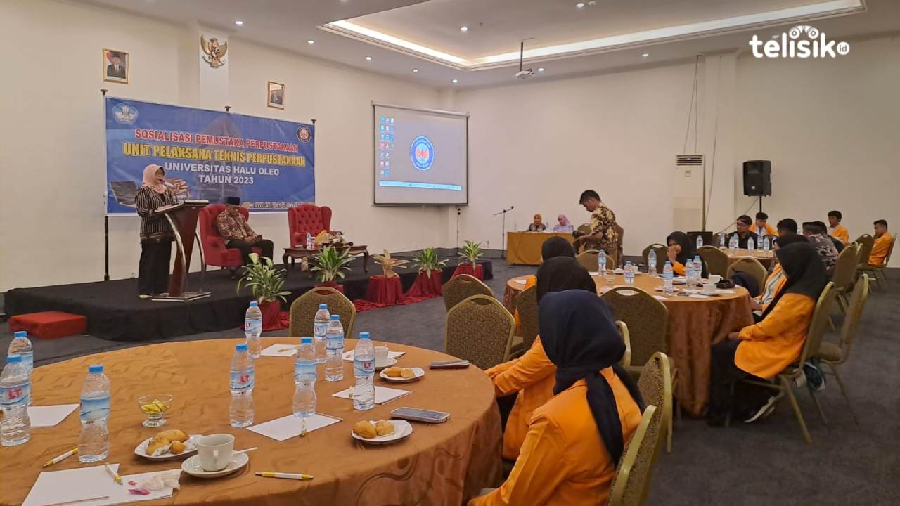 Dorong Minat Mahasiswa, UPT Perpustakaan UHO Gelar Sosialisasi