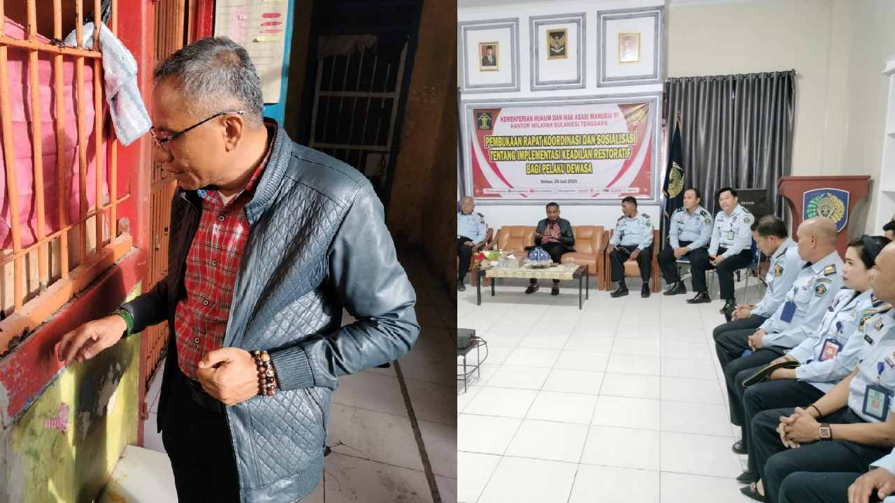 Kakanwil Kemenkumham Sulawesi Tenggara Sidak Lapas Baubau