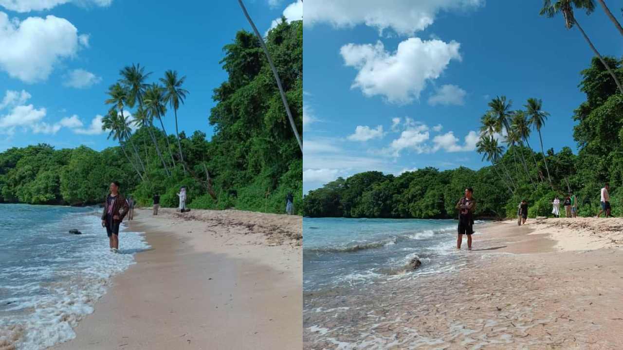 Keajaiban Pantai Molii Sahatu Wakatobi, Mengalir Ratusan Mata Air Tawar