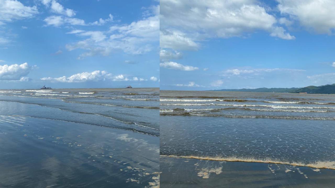 Pantai Batu Gong Hitam Keruh Tak Seindah Dulu, Benarkah Tercemar Karena Kapal Tambang?