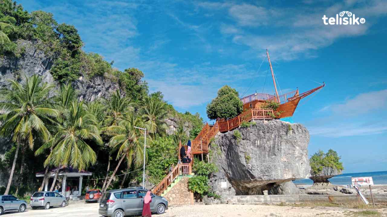 Perahu di Atas Batu, Ikonik Tersohor di Ratu Ampat Bahari Buton Selatan