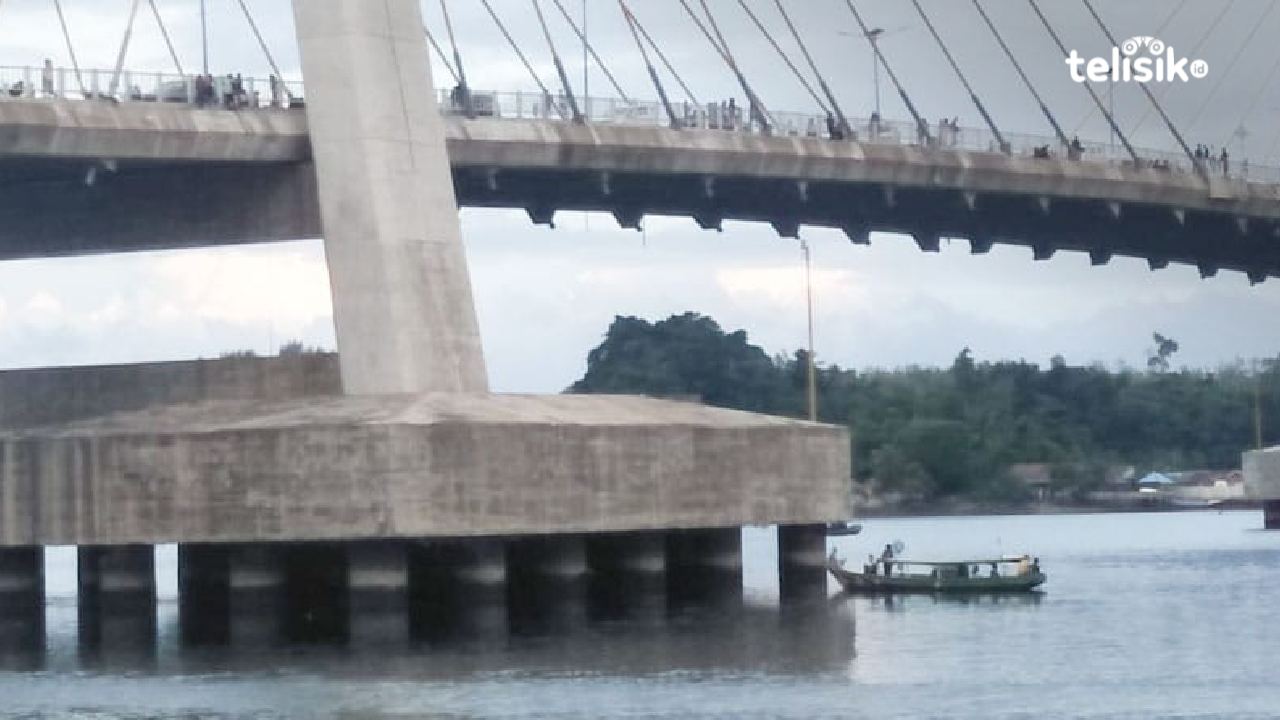 Pria Lompat di Jembatan Bahteramas Belum Ditemukan
