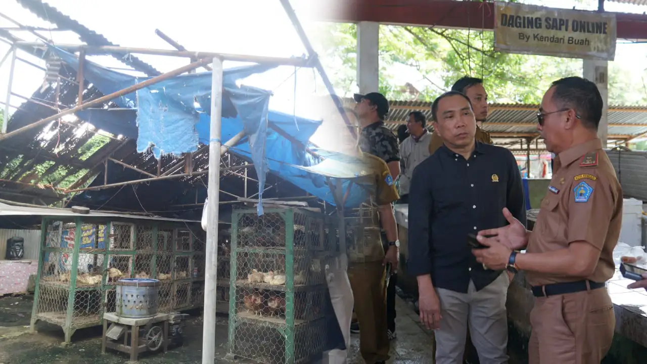 Rusak Parah, Lapak Pedagang Ayam Paddys Market Tetap Digunakan