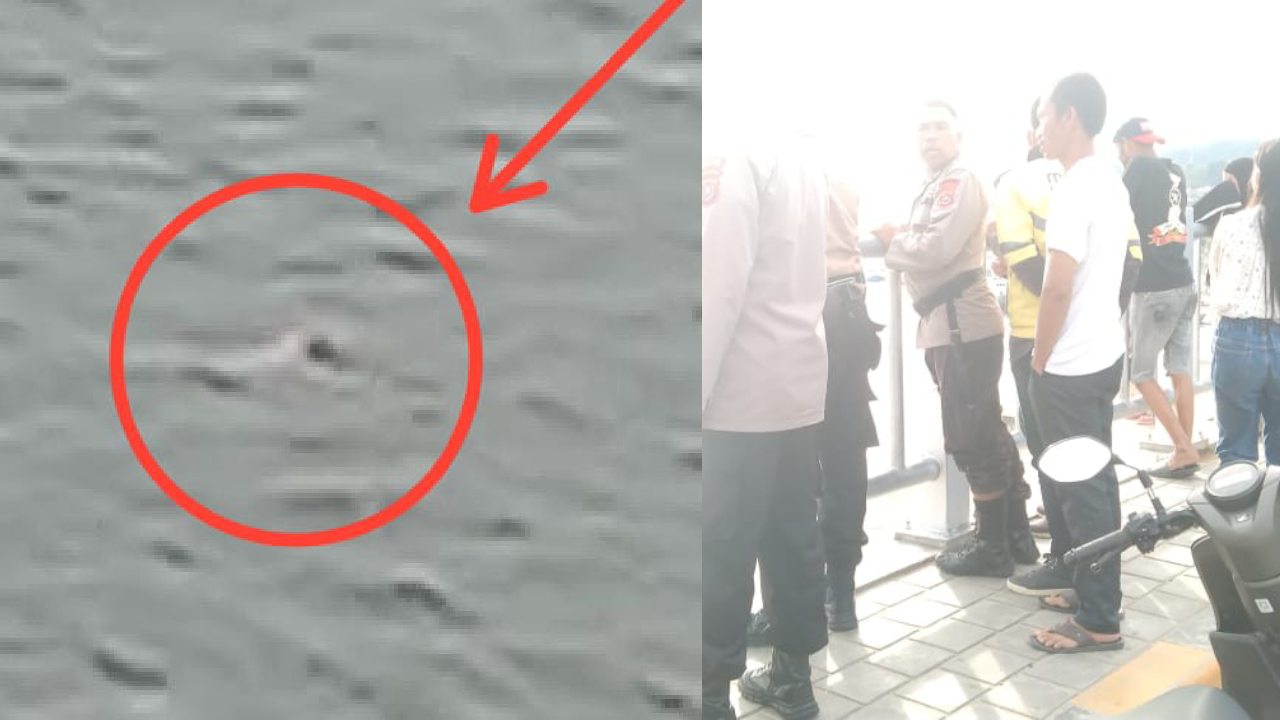 Seorang Pria Lompat dari Atas Jembatan Bahteramas, Diduga Bunuh Diri