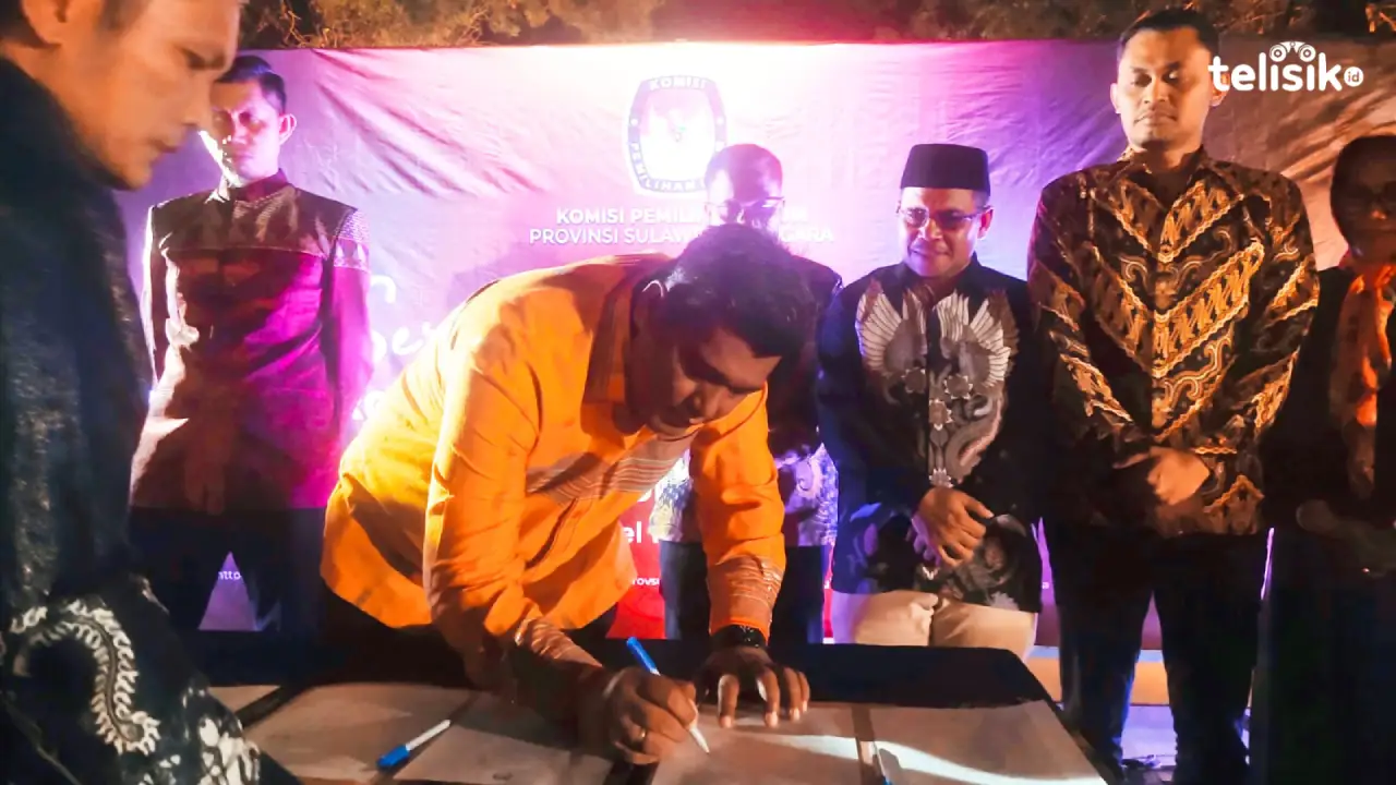 Serah Terima Ketua KPU, La Ode Abdul Natsir Pesan Jaga Soliditas Lembaga