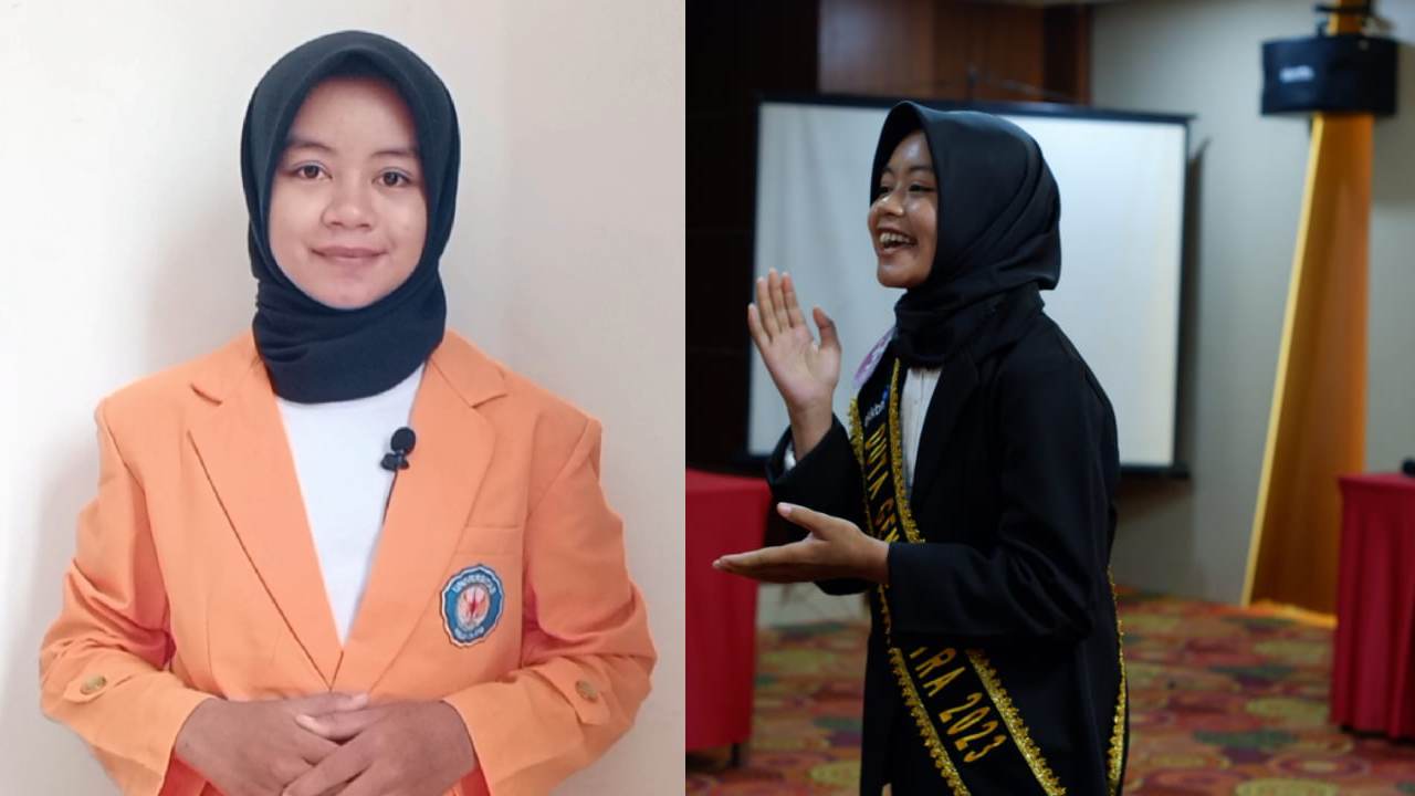 Sosok Nurfadillah, Mahasiswa Berprestasi UHO Kendari Tingkat Sarjana 2023