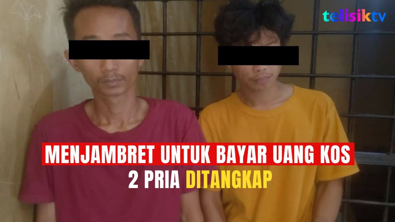 Video: Menjambret untuk Bayar Uang Kos, 2 Pria Ditangkap