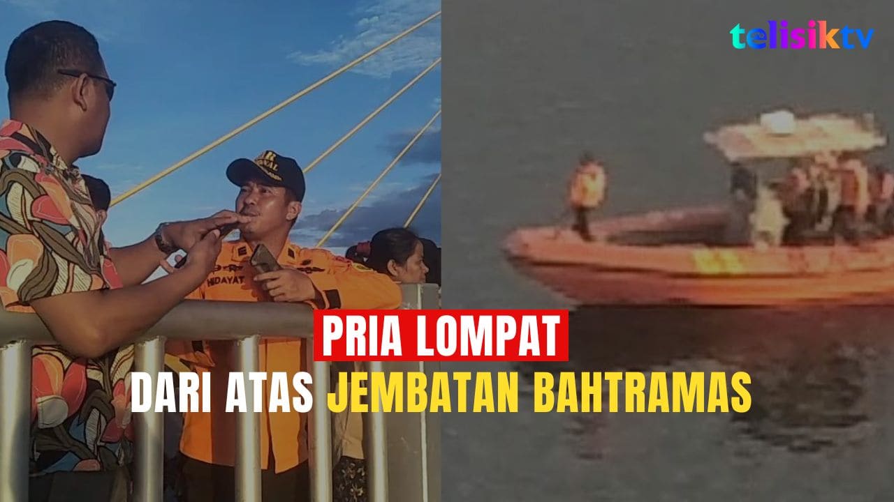 Video: Pria Lompat dari Atas Jembatan Bahtramas Dicari Basarnas dan Polairud Polda Sulawesi Tenggara