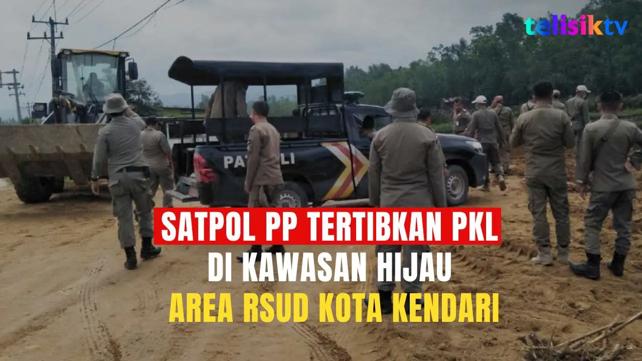 Video: Satpol PP Segera Bongkar Seluruh PKL di Kawasan Hijau Area RSUD Kota Kendari