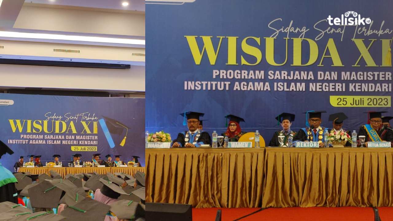 IAIN Kendari Wisuda 626 Mahasiswa, Rektor Tawarkan 3 Pilihan
