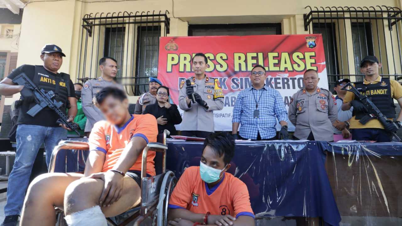 Melawan, Bandit di Surabaya Didor Polisi saat Beraksi