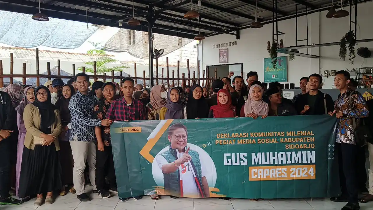 Milenial Pegiat Media Sosial di Jawa Timur Dukung Muhaimin Capres 2024