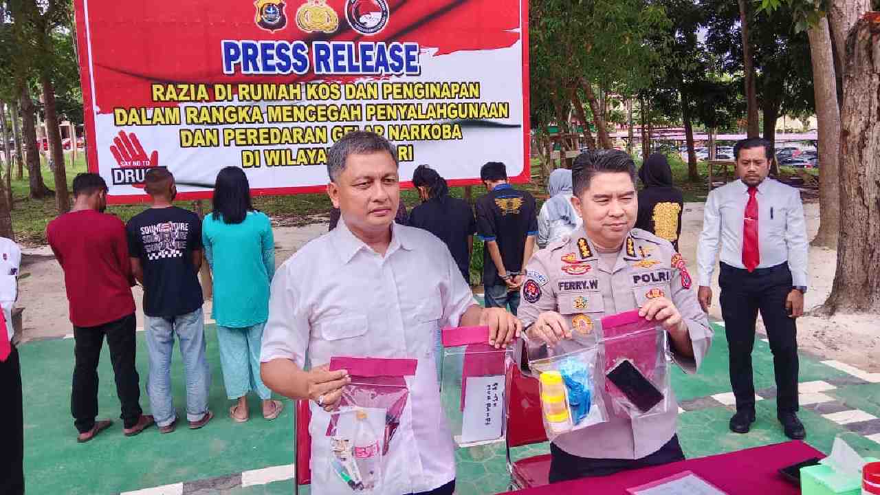 Peredaran Gelap Narkoba di Kos-kosan, Polda Sulawesi Tenggara Ciduk Pria dan Wanita