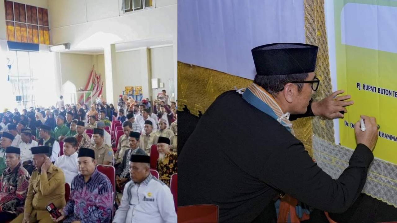 Pj Bupati Buton Tengah Launching Kampung Modernisasi Beragama