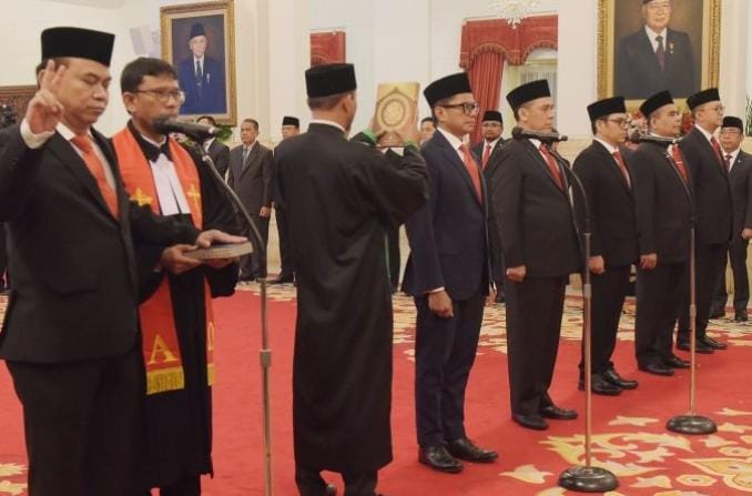 Resuffle Kabinet, Ini Daftar Menteri dan Wamen yang Dilantik Jokowi