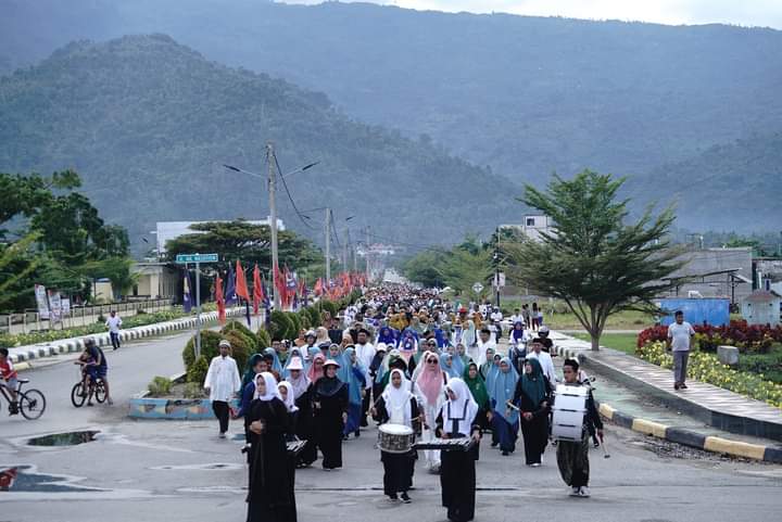 Ribuan Pelajar di Kolaka Utara Peringati Tahun Baru Islam 1445 Hijiriah
