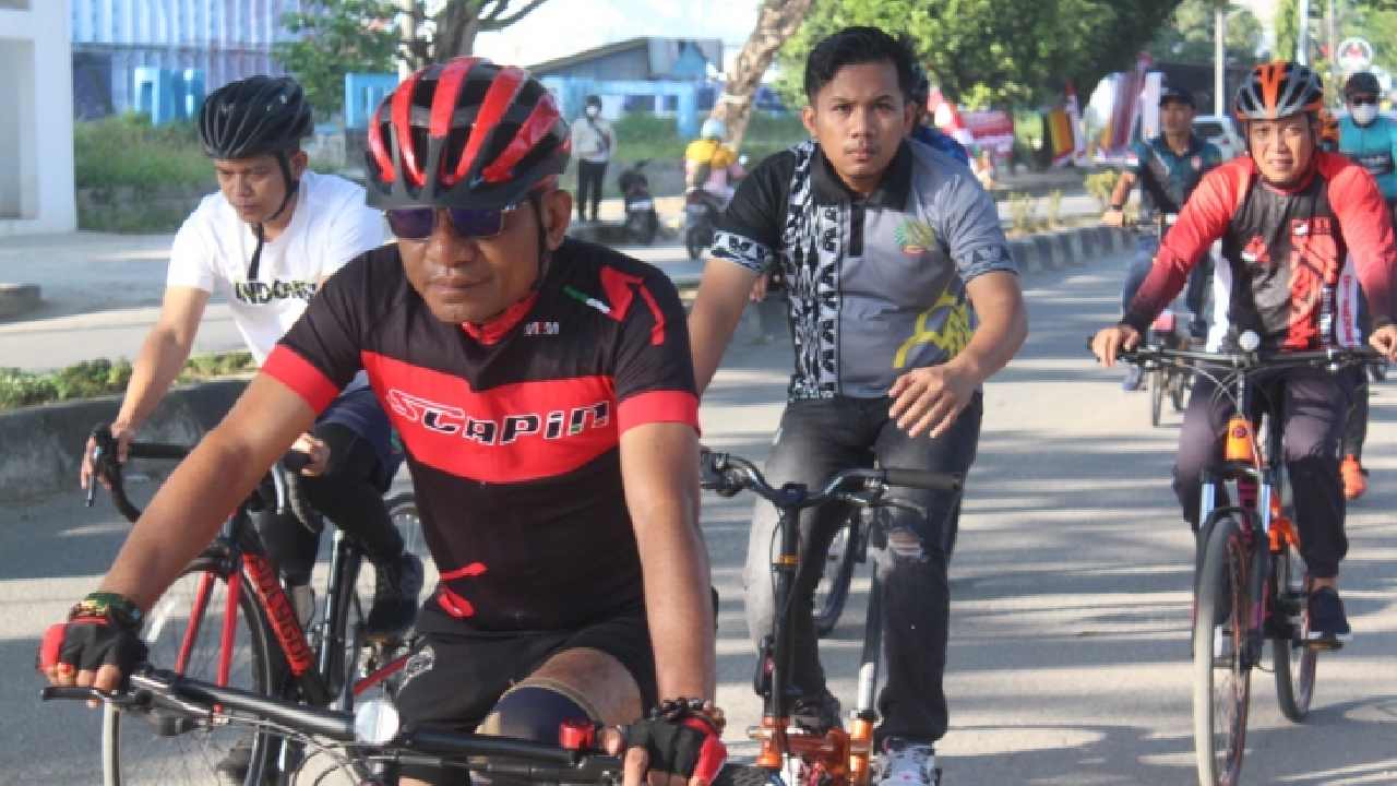 Sambut Harlah ke-78, Kanwil Kemenkumham Sulawesi Tengara Gelar Sepada Santai dan Lulo