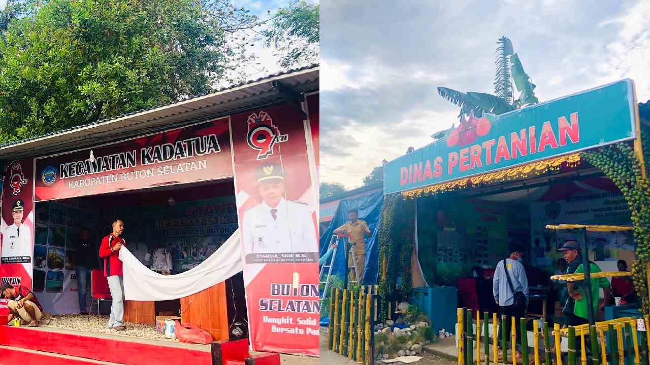 Sejumlah Stand Pameran Pembangunan Siap Meriahkan HUT ke-9 Buton Selatan