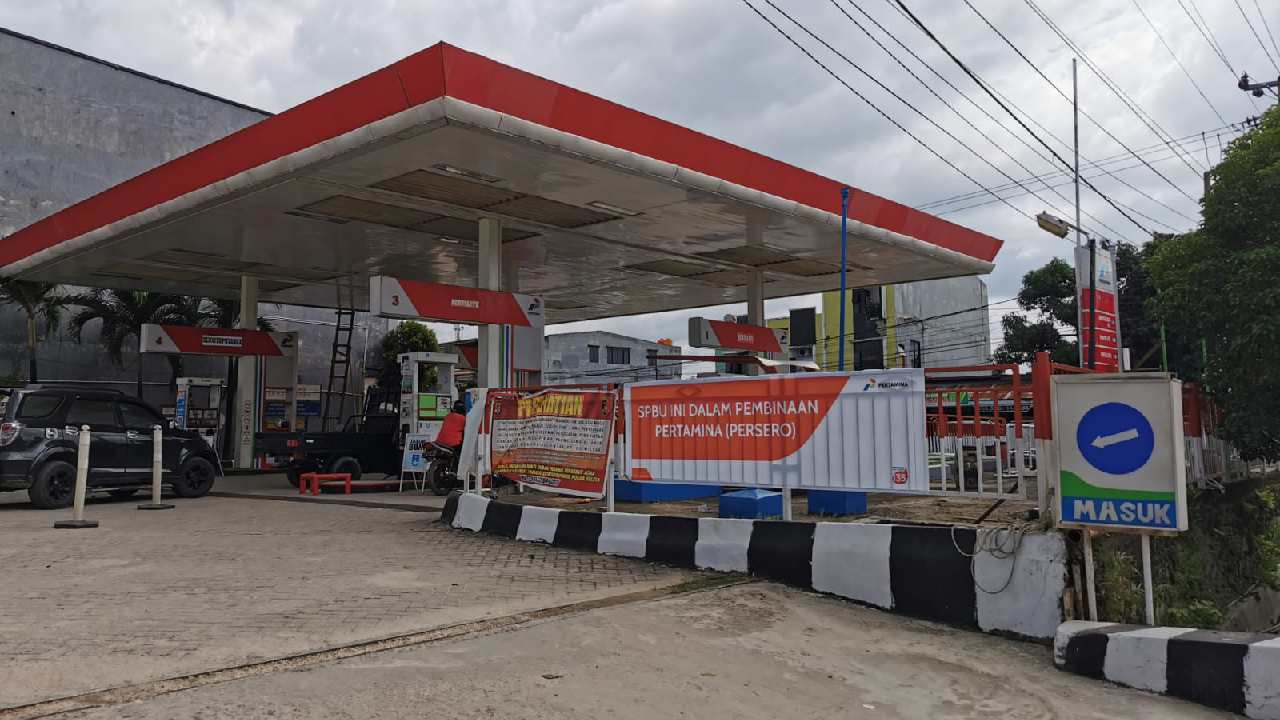SPBU Saranani Kendari Kena Sanksi Pertamina Gegara Isi BBM Bersubsidi Pakai Jeriken