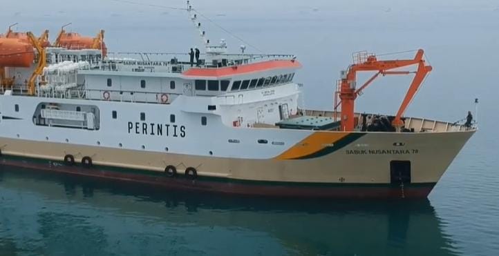 Terakhir Berlabuh di Kendari, KM Sabuk Nusantara 78 Masuk Docking di Makassar