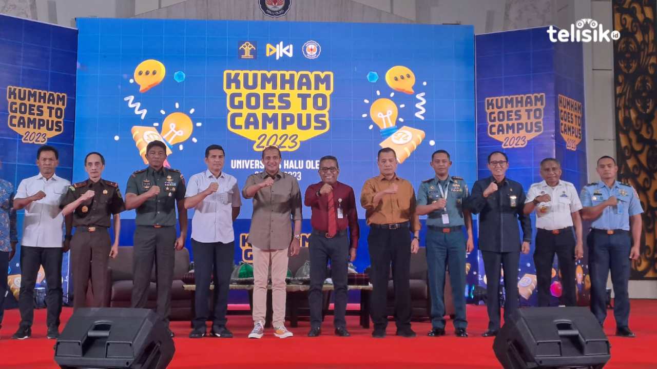 UHO Tuan Rumah Kumham Goes to Campus 2023 Sosialisasi RUU KUHP