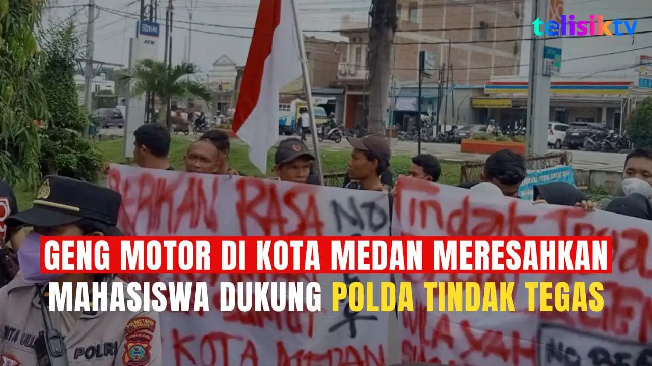 Video: Geng Motor di Kota Medan Meresahkan, Mahasiswa Dukung Polda Tindak Tegas