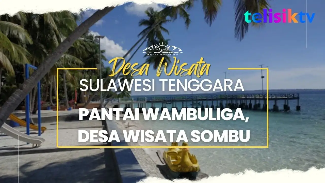 Video: Pantai Pasir Putih Wambuliga, Desa Wisata Sombu