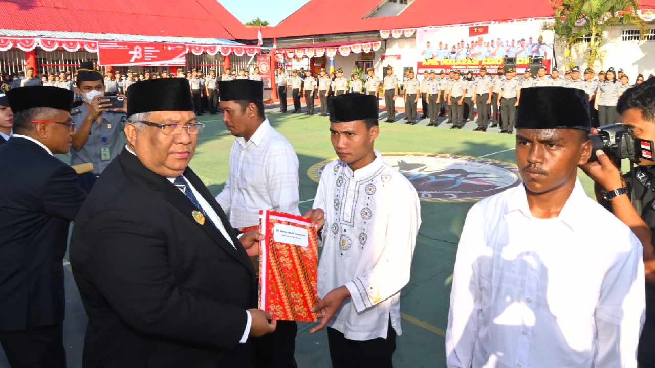 2.000 Narapida Sulawesi Tenggara Hirup Udara Segar Usai Dapat Remisi Kemerdekaan RI