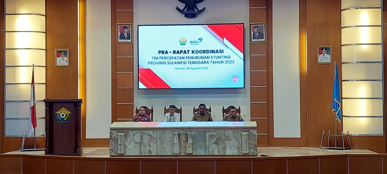 BKKBN Sulawesi Tenggara Rutin Evaluasi Penanganan Stunting Bersama Stakeholder