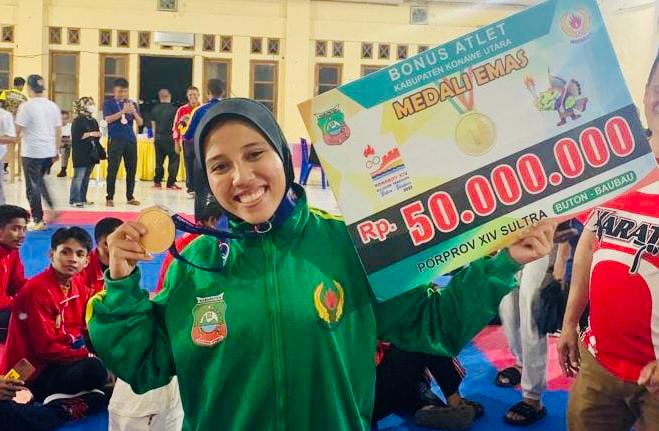 Febryanti Nursaqinah, Gadis Cantik Asal Baubau Siap Ukir Prestasi di Pra PON 2023