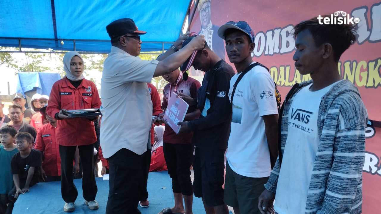 Ini Juara Lomba Balap Perahu di HUT ke-9 Muna Barat