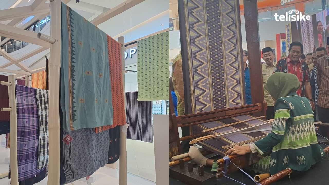 Kain Tenun Khas Buton Tengah Dipamer pada BBI BBWI Sulawesi Tenggara 2023