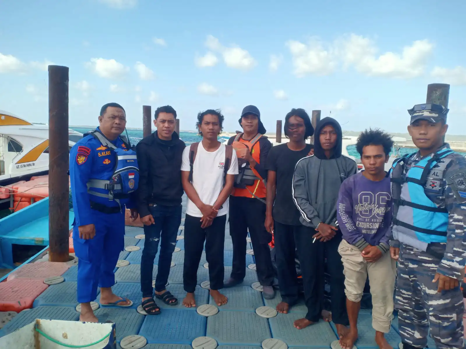 Kapal Tenggelam, 4 Nelayan Wakatobi Ditemukan Selamat