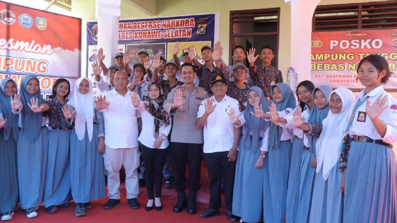 Konawe Selatan Punya Kampung Bebas Narkoba