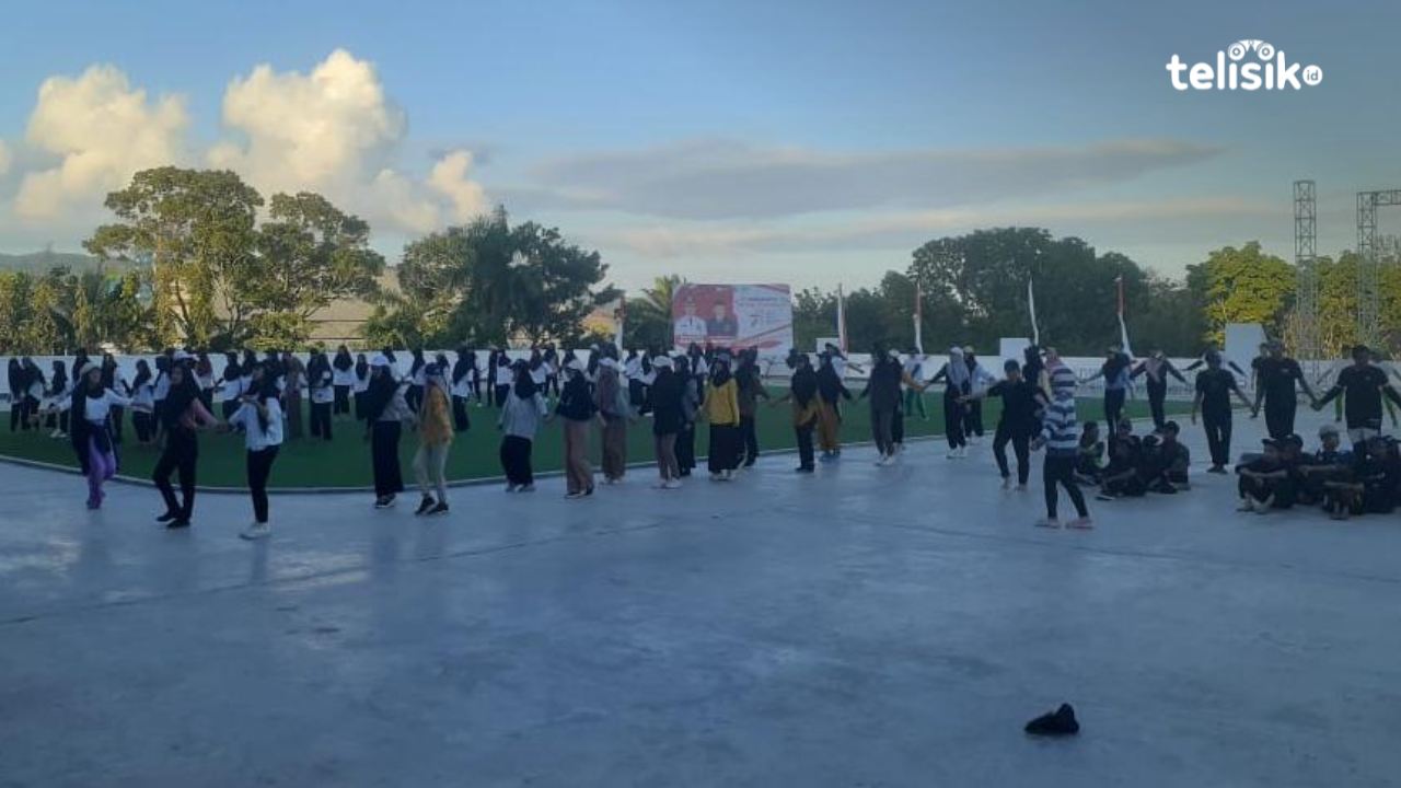 Persiapan KSM Nasional di Kendari, Ratusan Siswa dari 3 Kabupaten Persembahkan Tari Kolosal